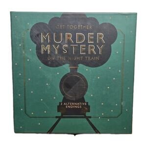 Murder Mystery Get Together On The Night Train Board Game OPEN BOX